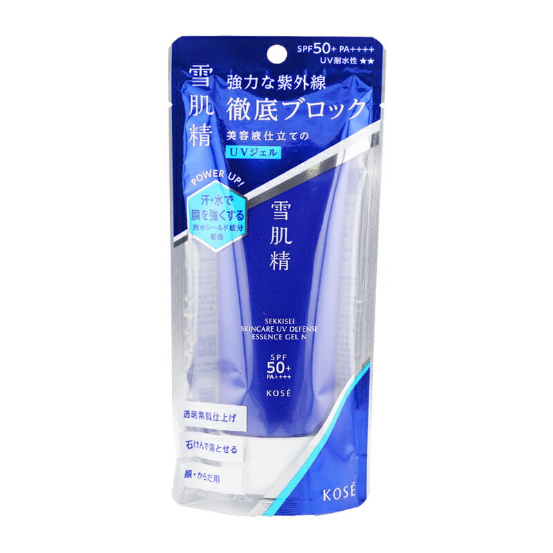 Sekkisei - 雪肌精 スキンケア UV エッセンス ジェル N SPF50+ PA++++ 90g 日焼け止めジェル 顔・からだ用ウォータープルーフ 紫外線[ギフトラッピング対応]