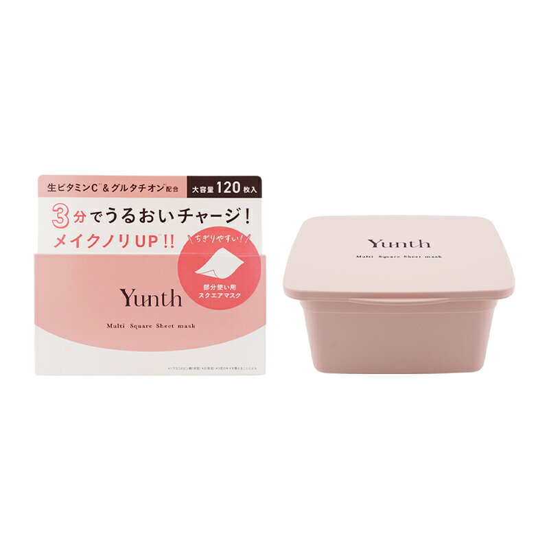 Rakuten - Yunth ユンス マルチスクエアシートマスク 120枚 302mL 部分用シートマスク フェイス用シートパック 保湿[ギフトラッピング対応]