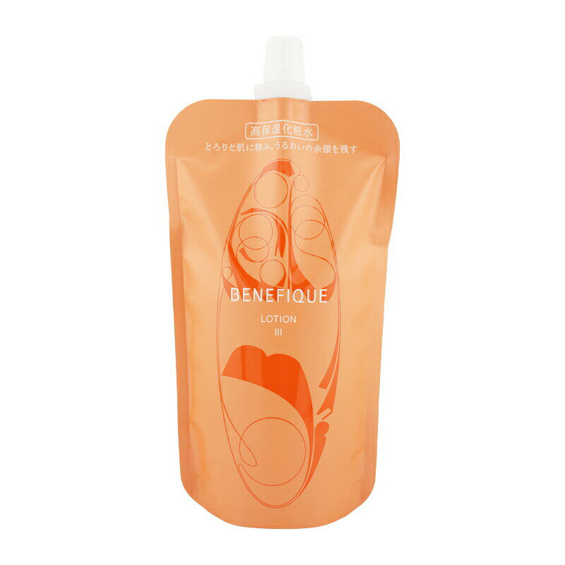 Rakuten - BENEFIQUE ベネフィーク ローション III 詰替え 180mL レフィル 詰め替え用 高保湿 化粧水 透明感 毛穴 うるおい[医薬部外品][ギフトラッピング対応]