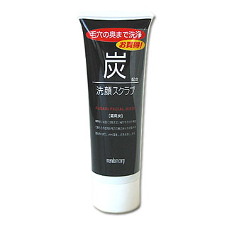 マンダム 炭洗顔スクラブF MANDOM FUSAIN FACIAL WASH 100g