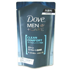 ダヴ MEN+CARE (メンプラスケア) クリーンコンフォート泡洗顔 つめかえ用 110ml Dove ユニリーバ(Unilever)