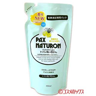 パックスナチュロン トイレ洗い石けん 詰替用 350ml PAX NATURON 太陽油脂のサムネイル