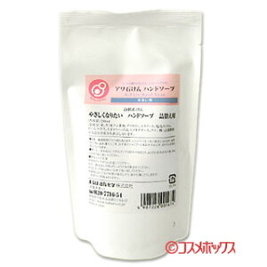 まるは油脂化学 やさしくなりたい アワ石けん ハンドソープ ミントの香り 詰替え用 250ml