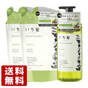 本体&つめかえ セット いち髪(Ichikami) ナチュラルケアセレクト スムース シャンプー 480ml&340ml×2 クラシエ(Kracie)【送料無料】