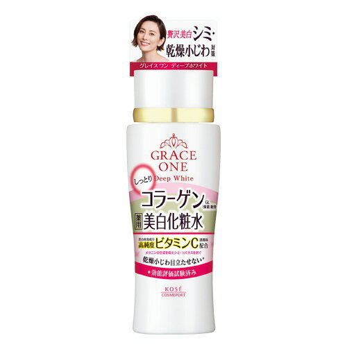 ディープホワイト ローションM しっとり 薬用美白化粧水 180mL グレイスワン(GRACE ONE) コーセーコスメポート(KOSE COSMEPORT)