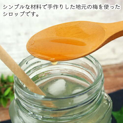 大分県臼杵市産梅使用 食品添加物不使用 梅のシロップ 200g×3個セット お菓子作り...