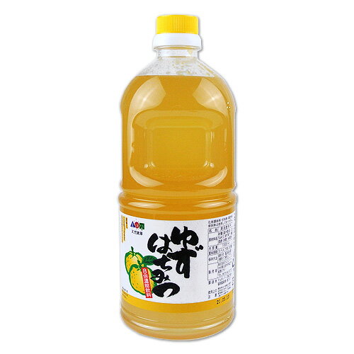 楽天コスメボックスゆずはちみつ 1000ml 化学調味料、甘味料、着色料、保存料不使用 つえエーピー