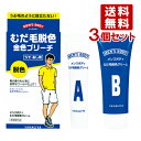 【在庫限り】柳屋 メンズボディ むだ毛脱色クリーム (うで あし用脱色剤)×3個セット yanagiya【送料込】