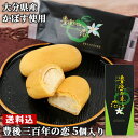 大分県産カボス使用 佐賀関銘菓 豊後三百年の恋 かぼす饅頭 5個入箱 白あん 国産 和菓子 個包装 ご当地菓子 お取り寄せスイーツ 高橋水月堂【送料込(北海道除...