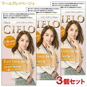 【3個セット】 シエロ(CIELO) デザイニングカラー アールグレイベージュ ホーユー(hoyu) 白髪用 【送料込(北海道除く)】 白髪染め カラーリング