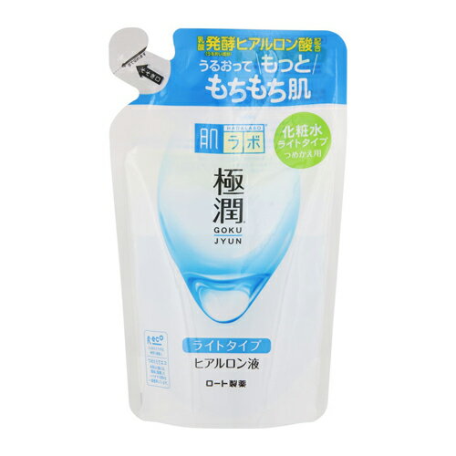 肌ラボ(ハダラボ HADALABO) 極潤ヒアルロン液 ライトタイプ つめかえ用 化粧水 170mL ロート製薬(ROHTO)