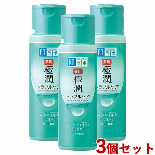 肌ラボ 薬用 極潤 スキンコンディショナー 170mL ×3個セット 化粧水 肌研 ハダラボ HADALABO ロート製薬(ROHTO)【送料込(北海道除く)】 肌ラボ 薬用 極潤 スキンコンディショナー 170mL ×3個セット 化粧水 肌研 ハダラボ HADALABO ロート製薬(ROHTO)【送料込(北海道除く)】