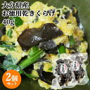 大分県産 乾きくらげ 徳用 40g×2個セット 木耳 国産 水で戻すだけで料理に使える こだわり大分【送料無料】