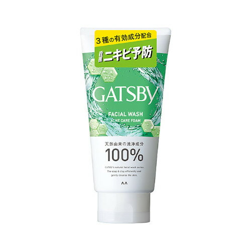 ギャツビー(GATSBY) フェイシャルウォッシュ 薬用トリプルケアアクネフォーム 医薬部外品 130g マンダ..