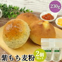 ササッとチョイ足し! 気軽に食物繊維をプラス むらさきもち麦粉 230g×2個セット 紫もち麦 天ぷらやからあげの衣に パンやパンケーキの生地に らいむ工房【送...