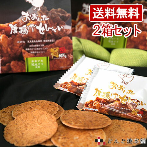 【2箱セット】唐揚げせんべい 24枚入 どんど焼本舗【送料込】