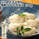 大分県産小麦100%使用 地粉ひやむぎ嘉市 200g つるつるとのど越し 長洲麺 地粉の風味香る麺 四井製麺 1