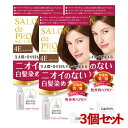 3個セット【4E エレガントブラウン】白髪染め 無香料ヘアカラー 早染め乳液 サロンドプロ(SALON de PRO) ダリヤ(DARIYA)【送料込】【今だけ限定SALE】