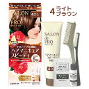 【4ライトブラウン】ヘアマニキュア スピーディ 白髪用 サロンドプロ (SALON de PRO) ダリヤ(DARIYA)【今だけ限定SALE】