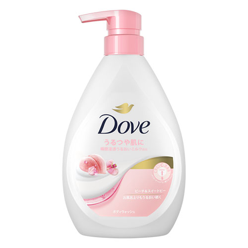 ダヴ(Dove) ボディウォッシュ ピーチ&スイートピー 本体 470g ボディソープ ユニリーバ(Unilever)