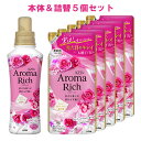 ソフラン アロマリッチ(Aroma Rich) 柔軟剤 Catherine(キャサリン) フローラルブーケアロマの香り 本体 480ml+詰替用 380ml×5...