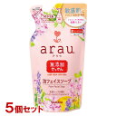 アラウ 無添加 泡フェイスソープ 詰替用 180ml×5個セット 敏感肌にやさしい低刺激処方 洗顔料 洗顔フォーム arau. サラヤ(SARAYA)【送料込(...