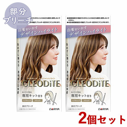 2個セット シークレットハイライト 部分ブリーチ クレオディーテ(CLEODiTE) ダリヤ(DARIYA)【送料込】