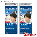 【2個セット】 メンズビゲン(MENS BIGEN) ワンプッシュ 5 ナチュラルブラウン ホーユー(hoyu) 【送料込(北海道除く)】 医薬部外品 男性用 白髪染め