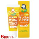 シャボン玉石けん シャボン玉こどもせっけんハミガキ みかん味 50g×6個セット 歯磨き粉 仕上げ磨きしやすい【送料込(北海道除く)】(4)