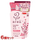 アラウ 無添加 洗濯用せっけん 詰替用 1L×6個セット 液体洗剤 柔軟剤なしでも繊維本来のふっくらした仕上がりに arau. サラヤ(SARAYA)【送料込(...