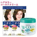 サロンドプロ 無香料ヘアカラー 早染めクリーム 白髪用 5A 深みのあるアッシュブラウン 2個&モイスタージュ Wコールドクリーム 270g SALON de PRO ダリヤ(DARIYA) MOISTAGE クラシエ(Kracie)【送料込(北海道除く)】