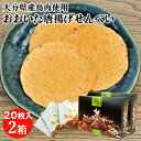 大分産ブランド鶏うまかハーブ鳥使用 おおいた唐揚げせんべい 20枚入×2箱セット 個包装 からあげの聖地 郷土料理 おやつ おつまみ お土産 どんど焼本舗【送料...