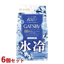ギャツビー(GATSBY) アイスデオドラント ボディペーパー アイスシャボン 徳用タイプ 30枚入×6個セット 冷感 汗拭きシート メンズ マンダム(mand...