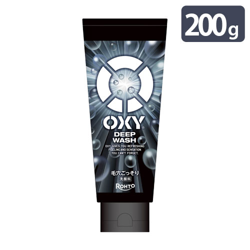 超爽快！OXY 炭スクラブ洗顔 オキシーディープウォッシュ 130 or 200g 洗顔料 Face...