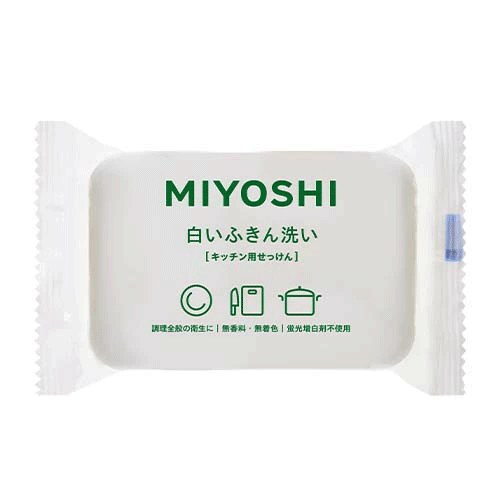 樂天商城 - ミヨシ 台所用せっけん 白いふきん洗い 135g MIYOSHI