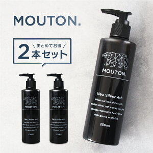 【2本セット】シルバーシャンプー MOUTON (ムートン) ネオシルバーアッシュシャンプー アッシュシャンプー カラーシャンプー ブリーチケア