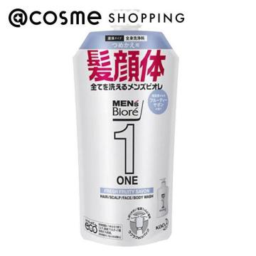 ポイント10倍 5月20日 メンズビオレ ONE オールインワン全身洗浄料 清潔感のあるフルーティーサボンの香り 詰替え/清潔感のあるフルーティーサボンの香り 340ml ボディソープ アットコスメ 正…