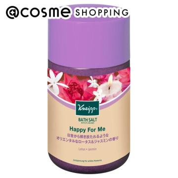 「ポイント10倍 10月10日」KNEIPP(クナイプ) クナイプ バスソルト ハッピーフォーミー ロータス＆ジャスミンの香り 本体 850g 入浴剤 アットコスメ 正規品のサムネイル