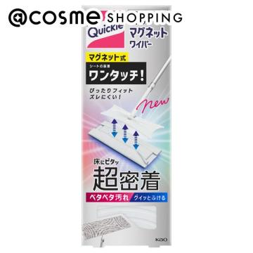 「 ポイント10倍 6月1日」 クイックル マグネットワイパー 本体 ワイパー1本＋立体吸着ウエットシート1枚 アットコスメのサムネイル