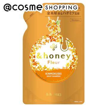 「ポイント10倍 9月4日20時〜」 &honey（アンドハニー） ＆honey Fleur シャンプー1.0 詰替え/うるふわ/金木犀ハニーの香り 350ml シャンプー アットコスメ