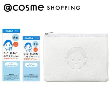 「 ポイント10倍 7/1 」 イハダ イハダ薬用クリアローション＆イハダ薬用クリアエマルジョン イハダポーチ付き 180mL+135mL+ポーチ 【送料無料】 アットコスメのサムネイル