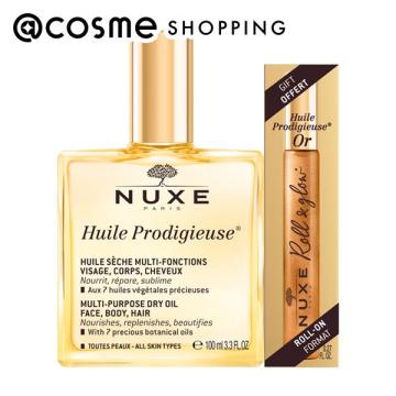 ニュクス プロディジュー オイル＆限定ゴールド オイル ロールオン キット 100mL・8mL 【送料無料】 アットコスメのサムネイル