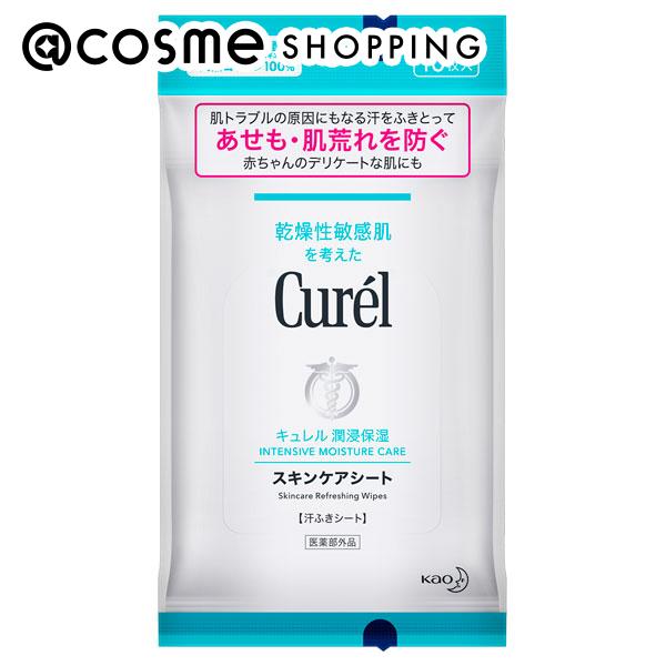 素肌に大切な潤い成分「セラミド」を守りながら、汗や皮脂の汚れ、ベタつきをすっきりふきとり、肌をさらっと清潔に保ちます。・肌荒れ・あせもを防ぎます。（消炎剤配合）・天然コットン100％のやさしさ。・赤ちゃんのデリケートな肌にもお使いいただけます。【医薬部外品】（花王製品の問い合わせ先）　0120-165-692　営業時間　9：00〜17：00（土曜・日曜・祝日を除く）※パッケージ・成分等は予告なく変更となる場合がございます。 ブランド名キュレル 商品名スキンケアシート カテゴリデオドラント・制汗剤 ＞ ボディ用デオドラント・制汗剤 ＞ ボディ用デオドラント・制汗シート内容量10枚成　分グリチルリチン酸2K、精製水、エタノール、グリセリン、カラスムギエキス、BG、コハク酸、PEG-8、安息香酸塩メーカー・販売業者花王株式会社　消費者相談室　（商品に関するお問合せ）区　分日本製 化粧品JANコード4901301396570広告文責株式会社アイスタイルリテール　03-5575-1272キュレル