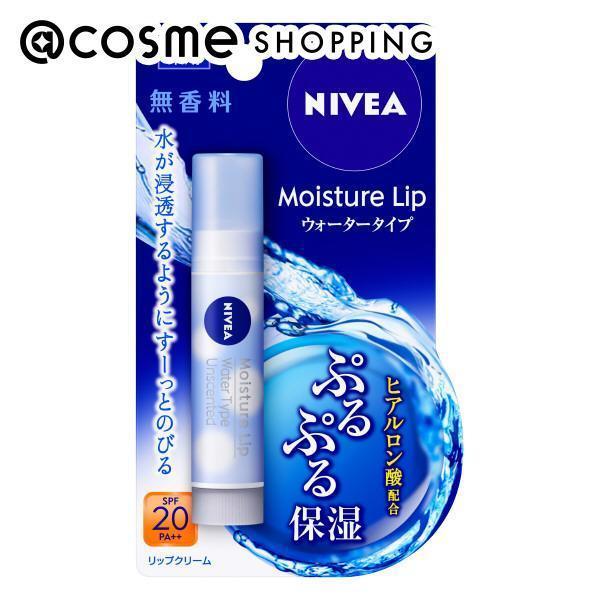 「ポイント10倍 5月20日」 ニベア モイスチャーリップ ウォータータイプ 無香料 無香料 リップクリーム アットコスメ 正規品