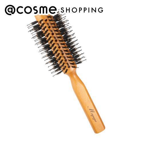 「ポイント10倍 5月15日」 マペペ ふんわり天然毛のミックスロールブラシ 94g ヘアブラシ アットコスメ 正規品 ヘアケア