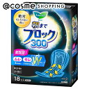 ロリエ ロリエ 朝までブロック300 羽つき 18コ入(30cm) ナプキン アットコスメ 正規品