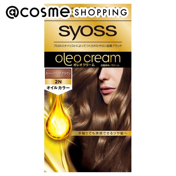 「ポイント10倍 5月20日」 syoss(サイオス) オレオクリーム ヘアカラー 2N スパークリングブラウン 50g+50g ヘアカラー アットコスメ 正規品 ヘアケア