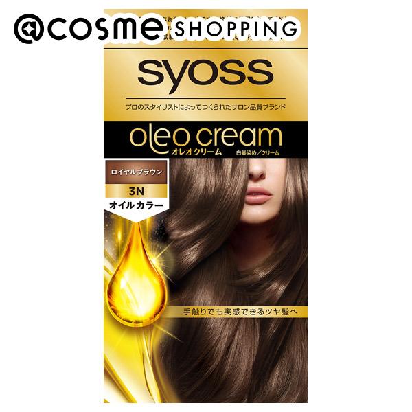 「ポイント10倍 5月20日」 syoss(サイオス) オレオクリーム ヘアカラー 3N ロイヤルブラウン 50g+50g ヘアカラー アットコスメ 正規品 ヘアケア