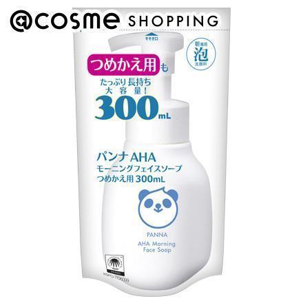 「ポイント10倍 5月15日」 アイアイメディカル パンナAHAモーニングフェイスソープ つめかえ用 300ml 洗顔料 アットコスメ 正規品