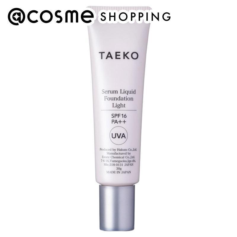 TAEKO 美容液ファンデーション 【ライト】色白で明るい肌色 本体 30g ファンデーション アットコスメ 正規品のサムネイル